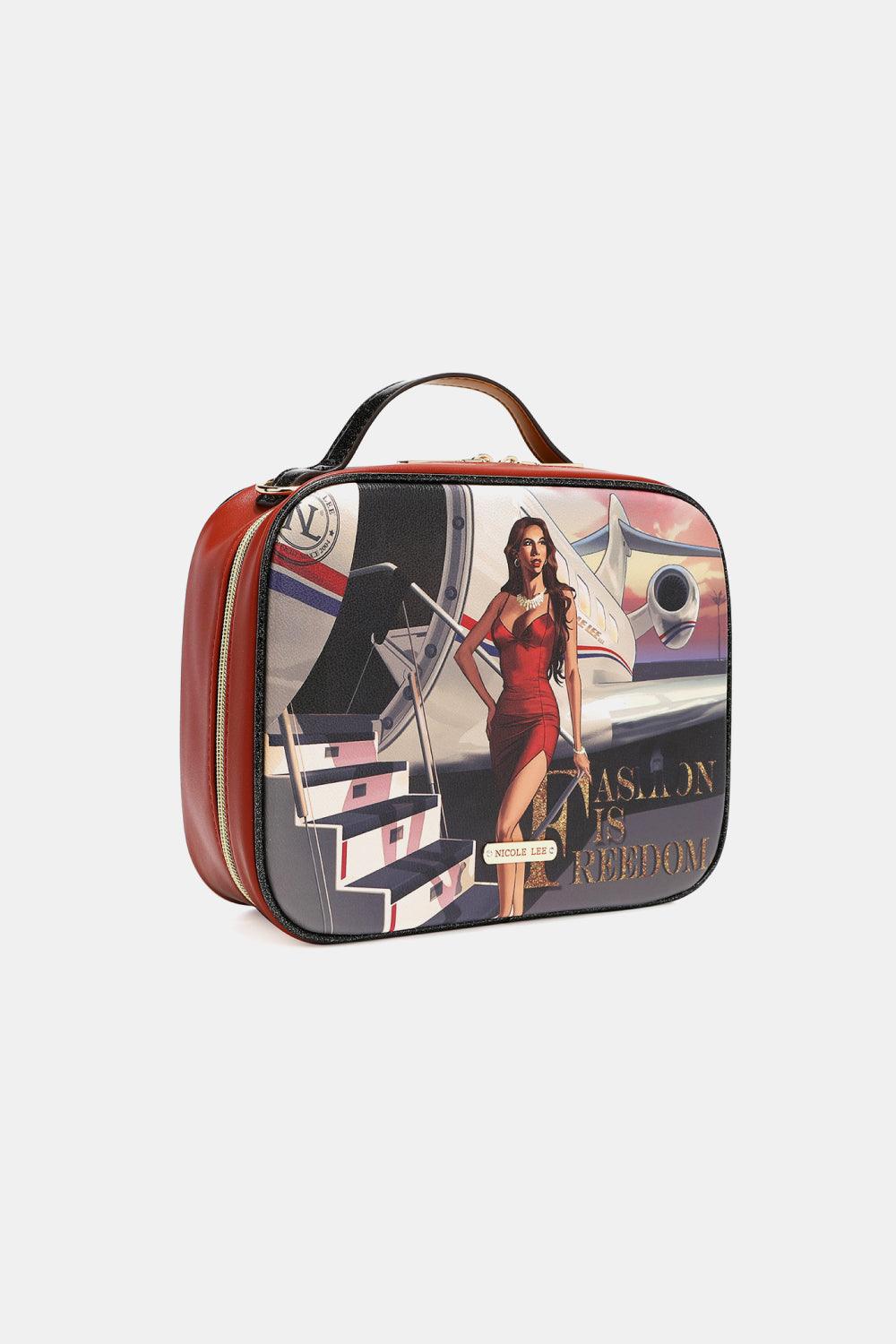 Nicole Lee USA Printed Handbag with Three Pouches Carauana Store