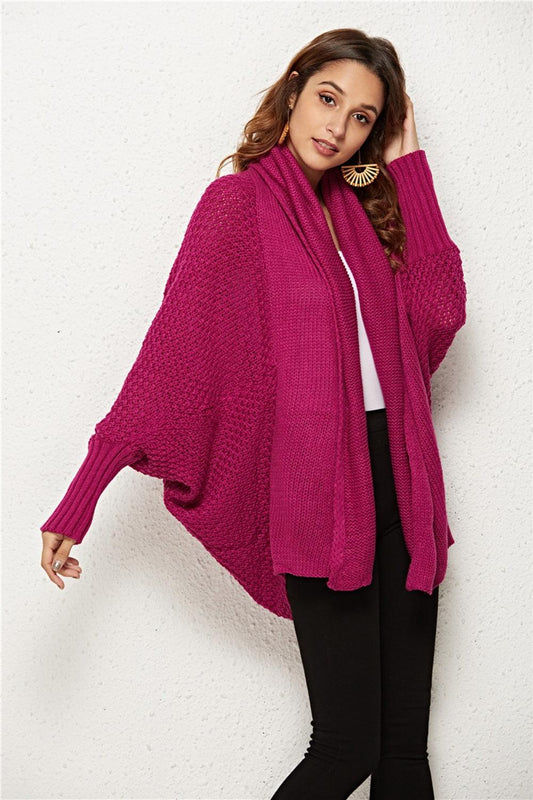 Angel Wings Open Front Batwing Sleeve Cardigan Carauana Store