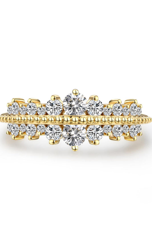 Moissanite 925 Sterling Silver Ring Carauana Store