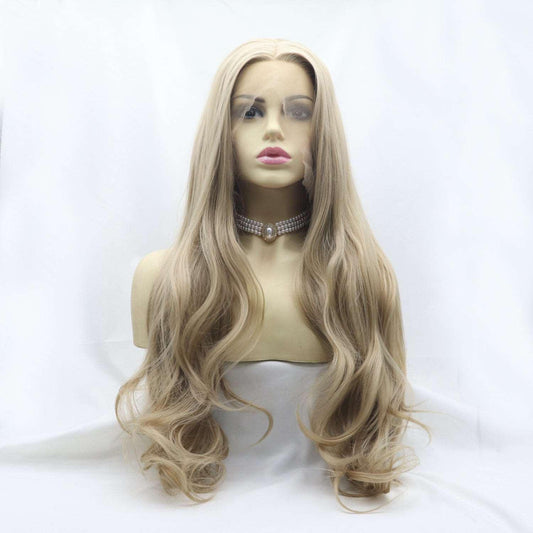 13*3" Lace Front Wigs Synthetic Long Wavy 24" 130% Density Carauana Store