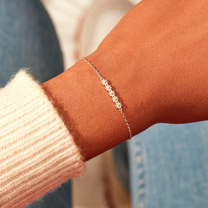 Daisy Shape Spring Ring Closure Bracelet Carauana Store