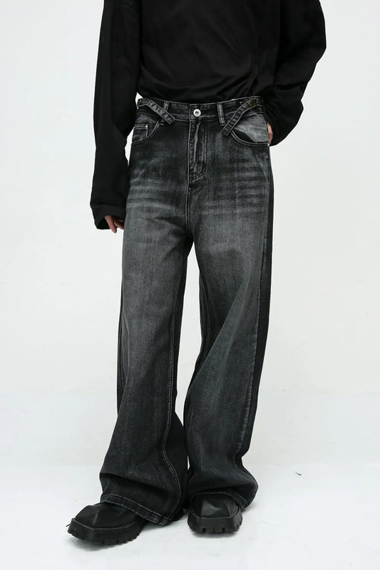 Wide Leg Jeans with Pockets Carauana Store