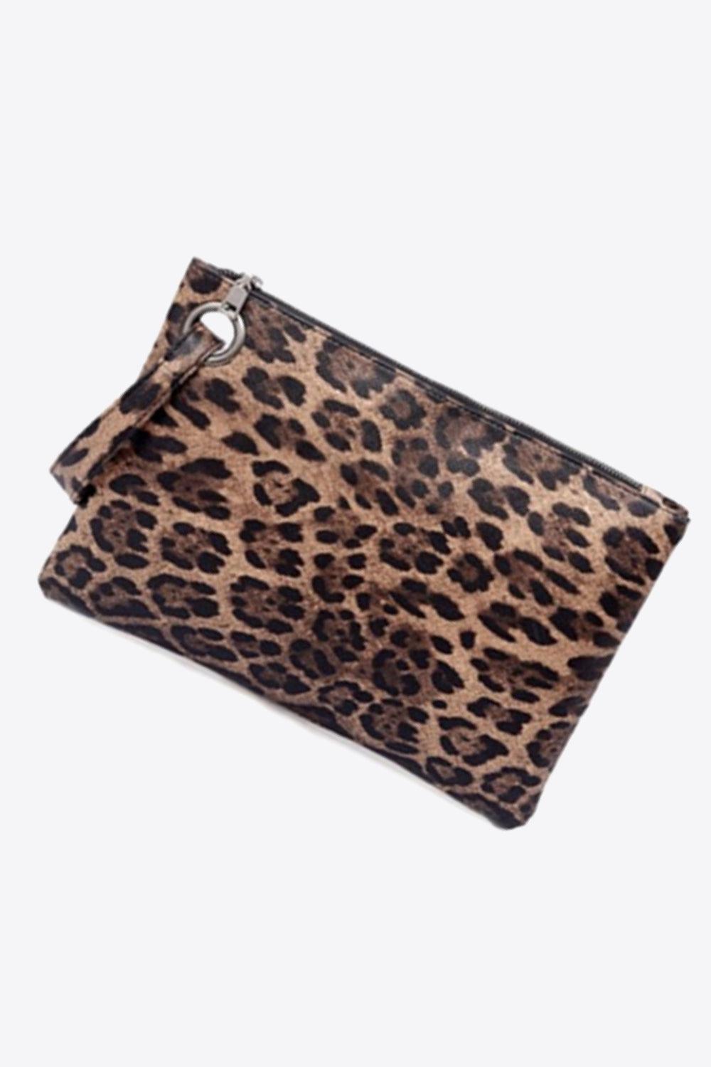 Leopard PU Leather Clutch Carauana Store