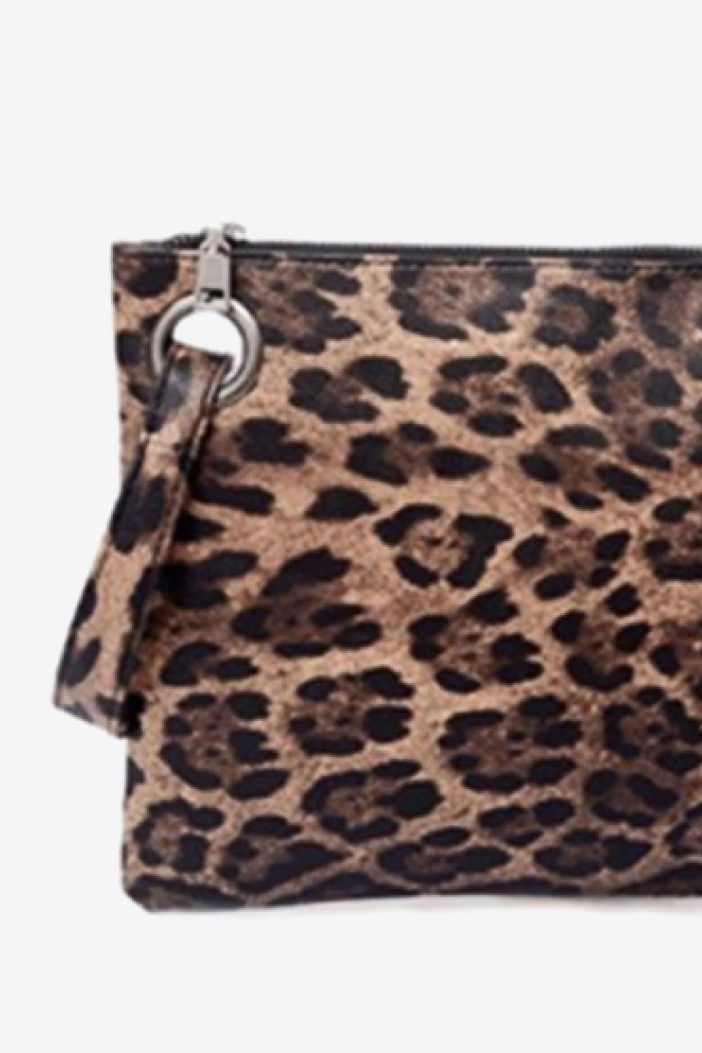 Leopard PU Leather Clutch Carauana Store