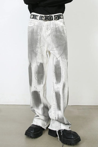 Men's Contrast Loose Jeans Carauana Store