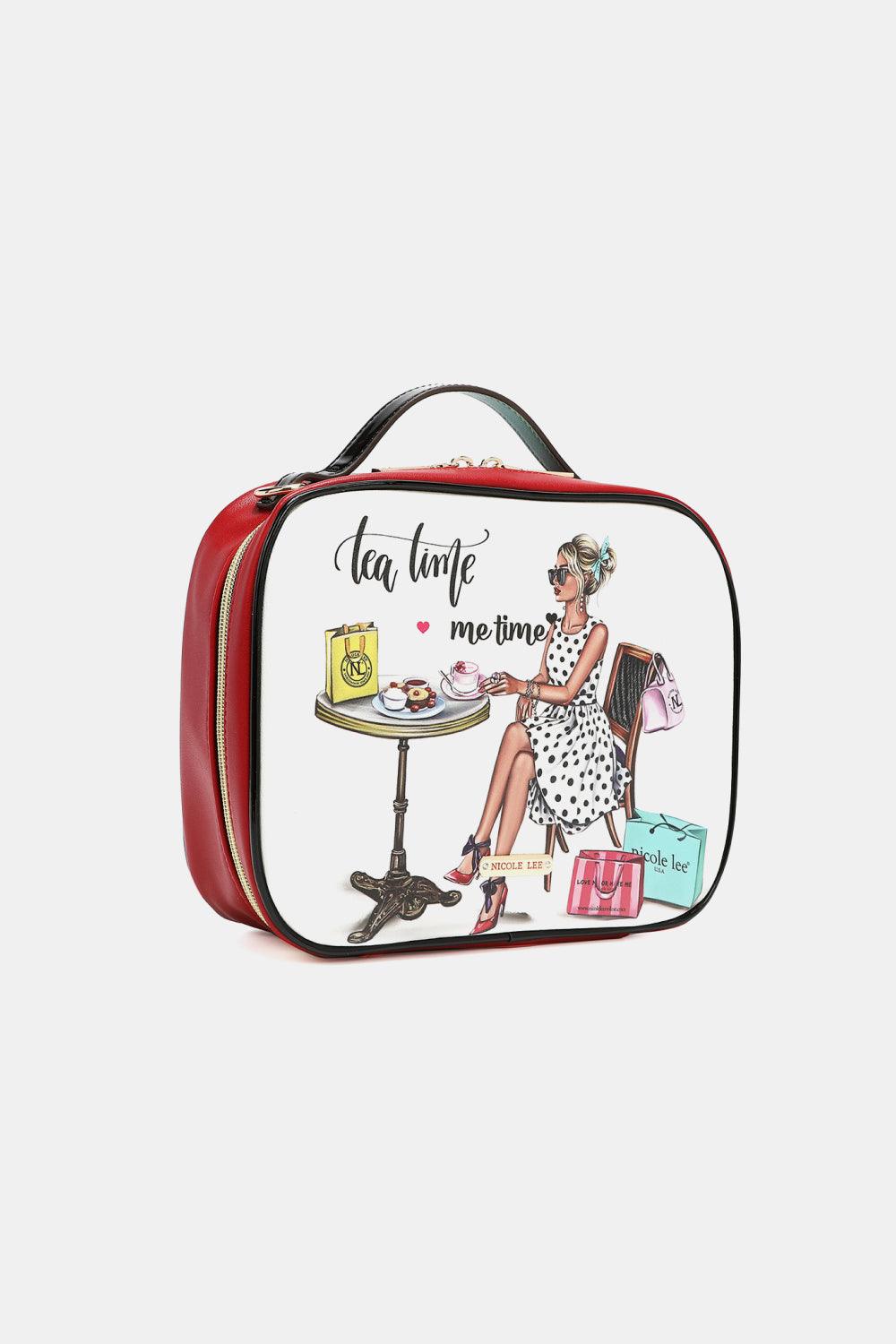 Nicole Lee USA Printed Handbag with Three Pouches Carauana Store