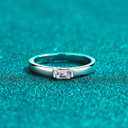 Moissanite 925 Sterling Silver Ring Carauana Store