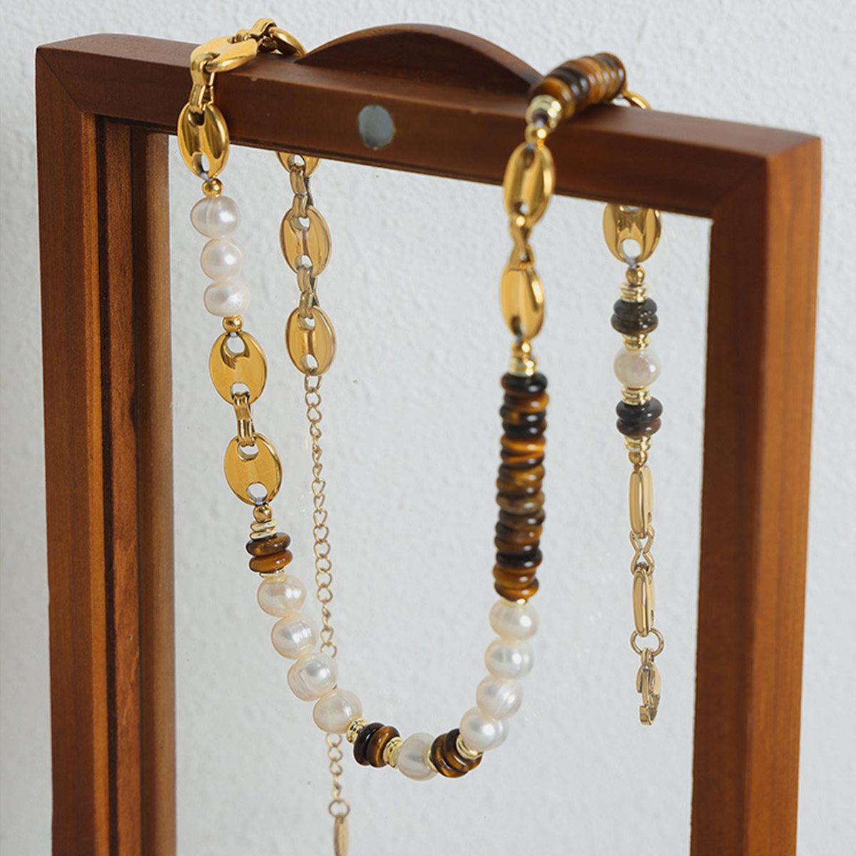 18K Gold-Plated Titanium Steel Necklace Carauana Store