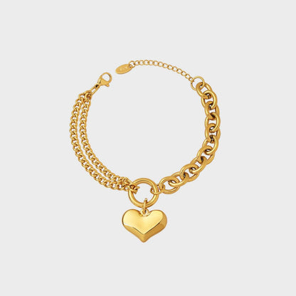 Half Chunky Chain Titanium Steel Bracelet Carauana Store