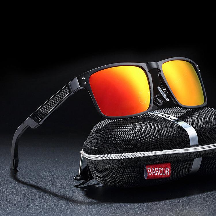 BARCUR Hot Black Goggle Male Sunglasses UV400