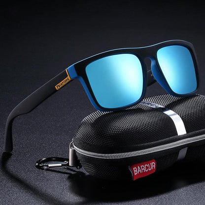 BARCUR NEW Polarized Sunglasses Men Driving Shades