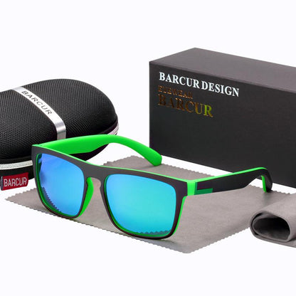 BARCUR NEW Polarized Sunglasses Men Driving Shades