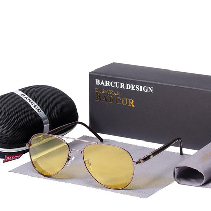 BARCUR Night Vision Sunglasses Polarized Anti-glare