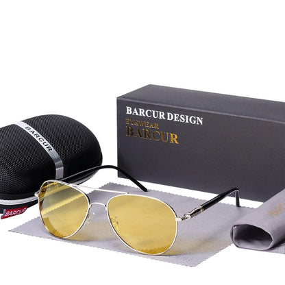 BARCUR Night Vision Sunglasses Polarized Anti-glare