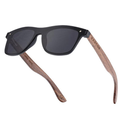 BARCUR Walnut Sunglasses Polarized