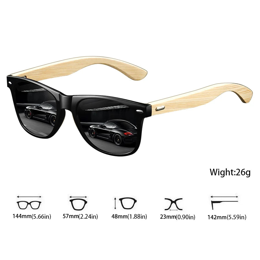 CaRaUaNa Fashion 2-piece sunglasses set with UV400 lenses in Black mirror 