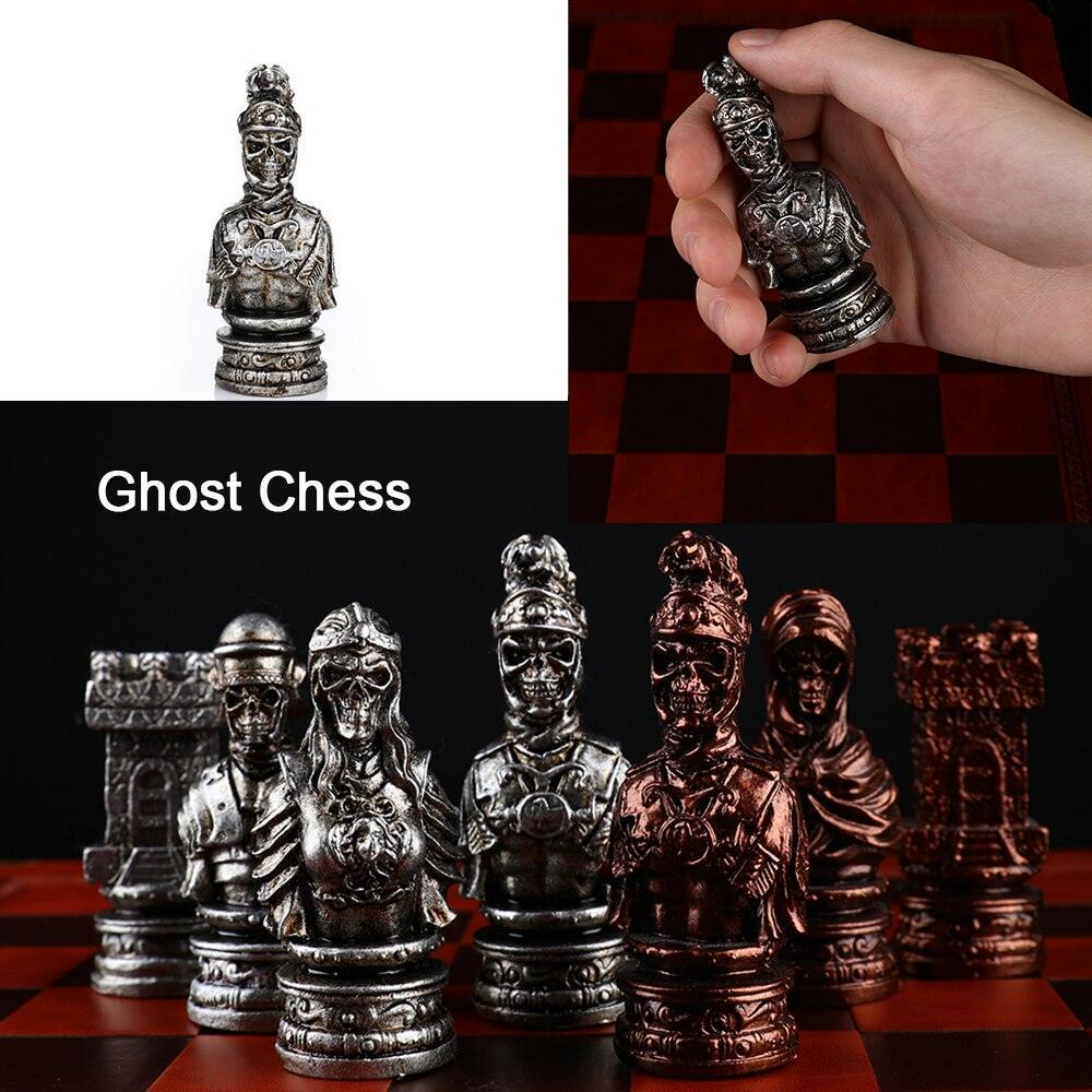 Chess Desktop Intelligence Game Movie Theme Toy Luxury Knight Hand-painted