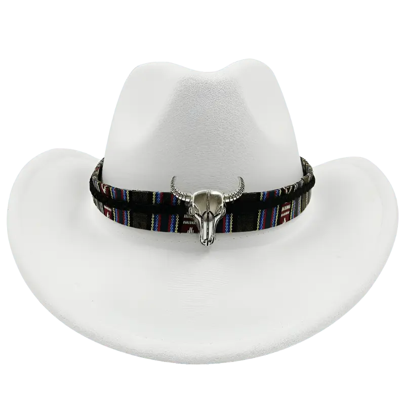 Cowboy hat monochrome felt Men and Women Carauana Store