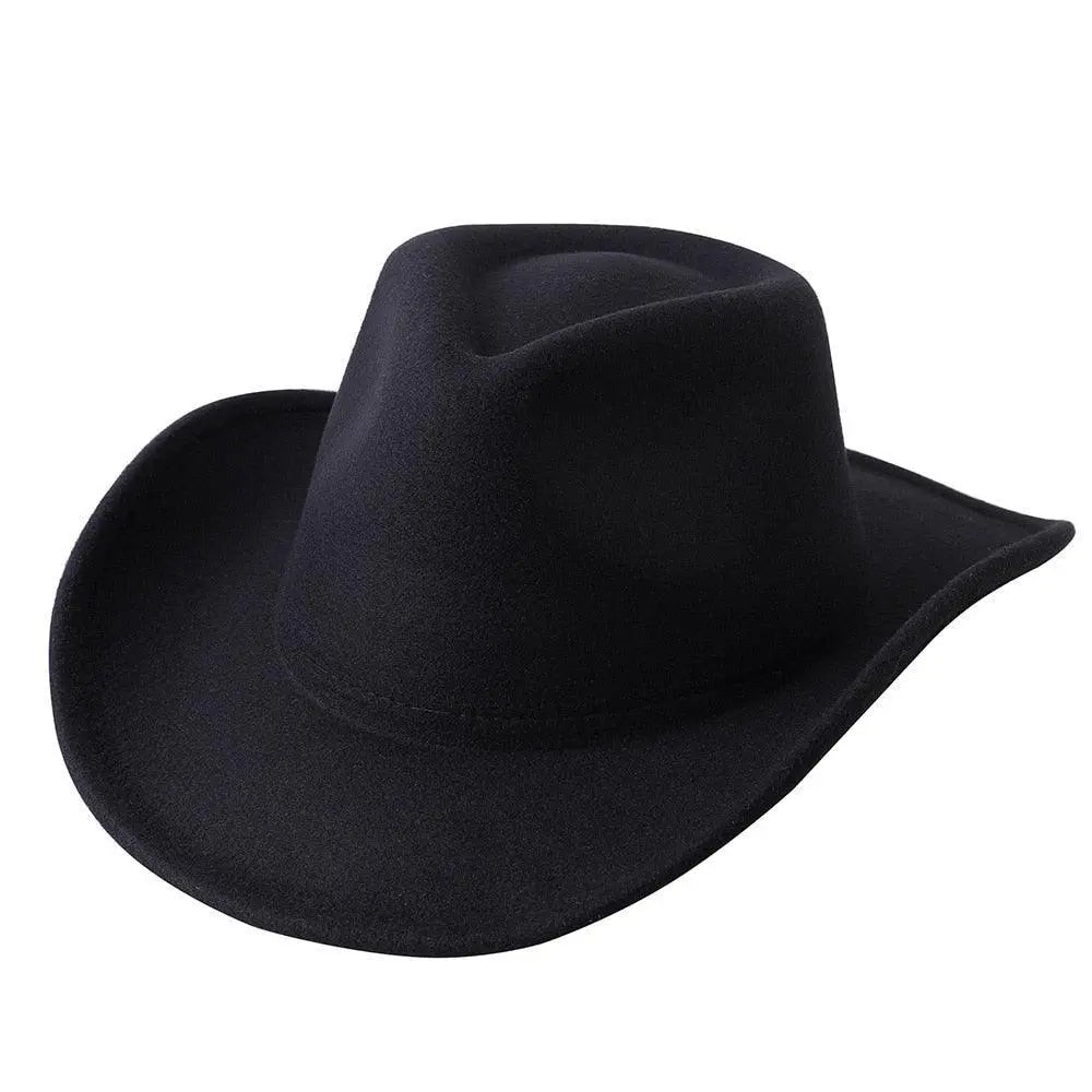 Cowboy hat monochrome felt Men and Women Carauana Store