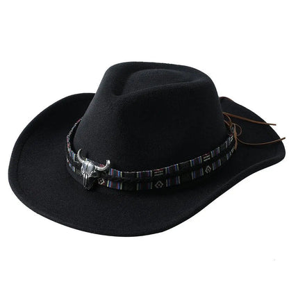 Cowboy hat monochrome felt Men and Women