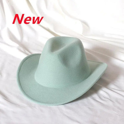 Cowboy hat monochrome felt Men and Women