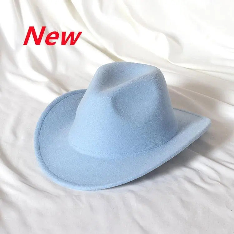 Cowboy hat monochrome felt Men and Women Carauana Store