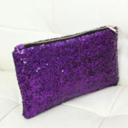 Evening Clutch Bag Glitter Sequin Handbag