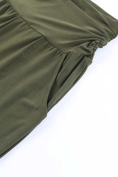 High-Rise Wide Waistband Joggers Carauana Store