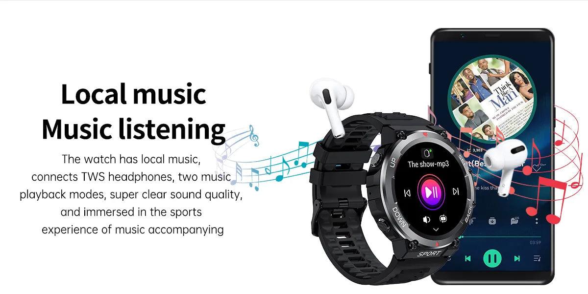 LEMFO Music Smartwatch Bluetooth Call sports NFC|Your Ultimate Health and Fitness Companion