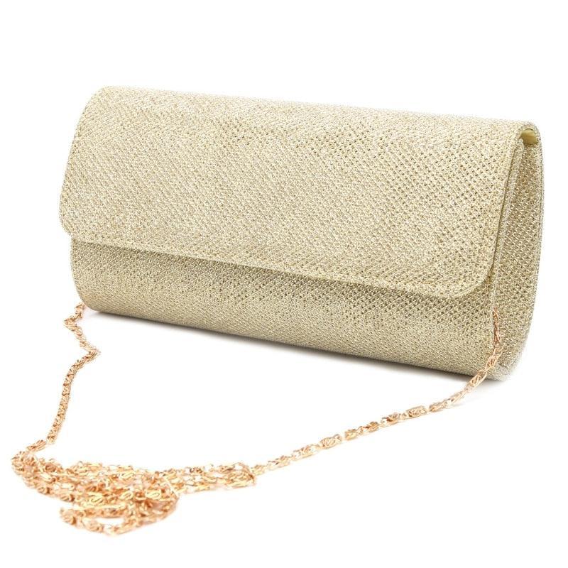 Ladies Handbag Wedding Luxury Chain Crossbody Bags Gold Silver Evening Party Clutch and Purse Female