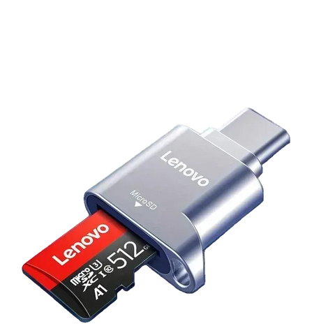 Lenovo Type-C to SD/TF 2-in-1 Card Reader 5 Gbps Plug-and-Play