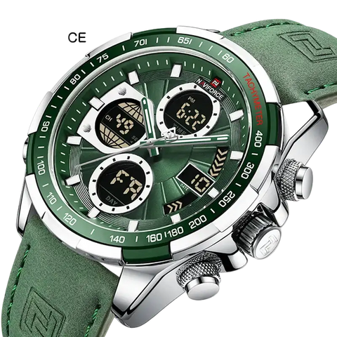 Montre militaire de luxe NAVIFORCE NF9197 – Chronographe étanche à quartz pour homme 