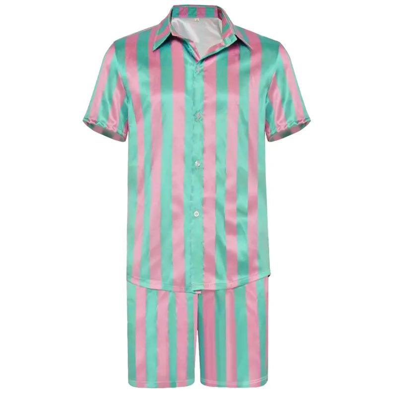 New Movie Barbie Cosplay Costume Set Pajama two pieces Men Carauana Store