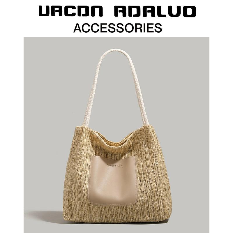 Beach-Ready Fashion: Ur Simple Straw Bag – Your Vacation Essential