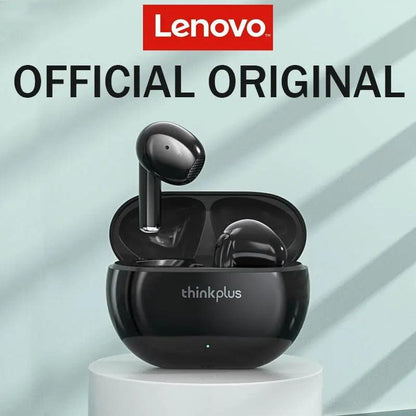 Premium Wireless Bluetooth Headset by Lenovo: In-Ear, Noise-Canceling