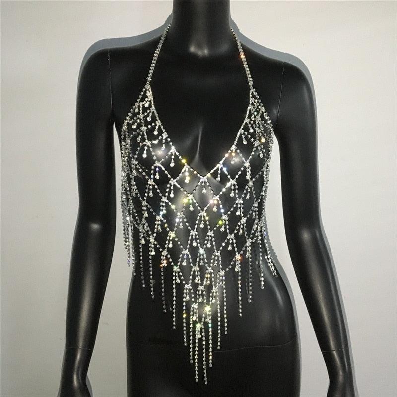 Sexy Clubwear Bling Rhinestone Party