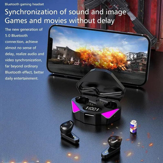 X15 TWS Wireless Bluetooth Headset LED Display Gamer Earbuds with Mic Wireless Headphones Noise Cancelling Bluetooth Earphones Carauana Store