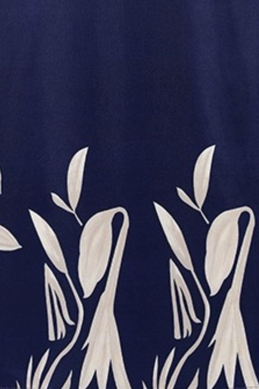 Printed Grecian Neck Mini Dress Carauana Store