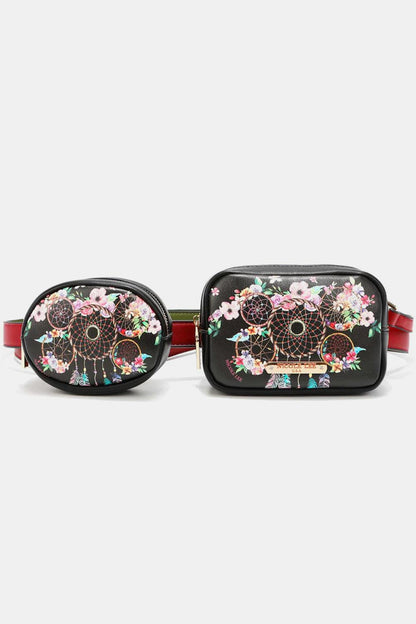 Nicole Lee USA Double Pouch Fanny Pack Carauana Store