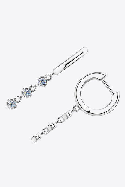 Moissanite Decor 925 Sterling Silver Earrings Carauana Store