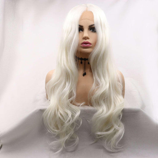 13*3" Lace Front Wigs Synthetic Long Wavy 24" 130% Density Carauana Store