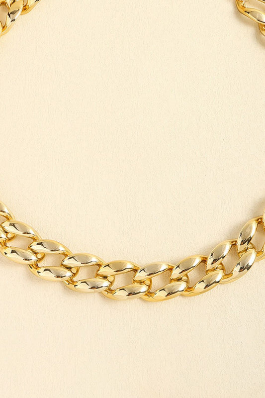 1" Width Acrylic Curb Chain Belt Carauana Store