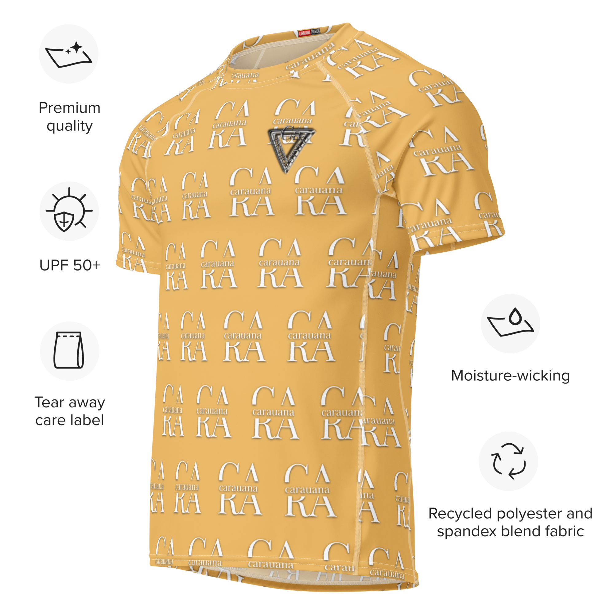 🔶 Original CaRaUaNa Rash Guard Brand – Harvest Gold Carauana Store
