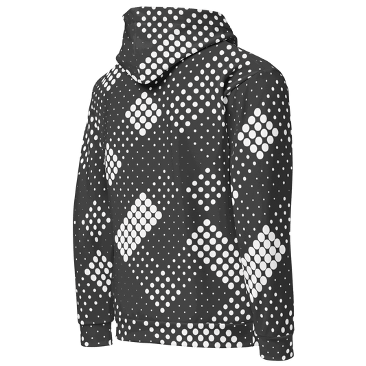 CaRaUaNa Unisex Hoodie Grey white CaRaUaNa Fashion