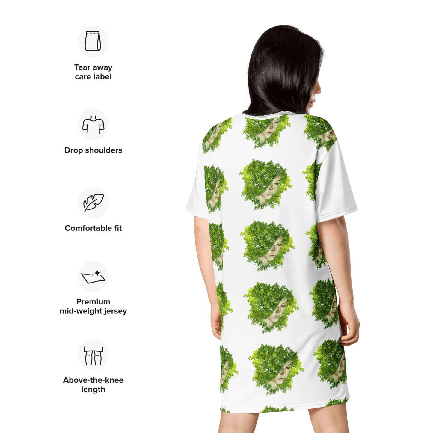 Carauana T-shirt dress Up to 6XL