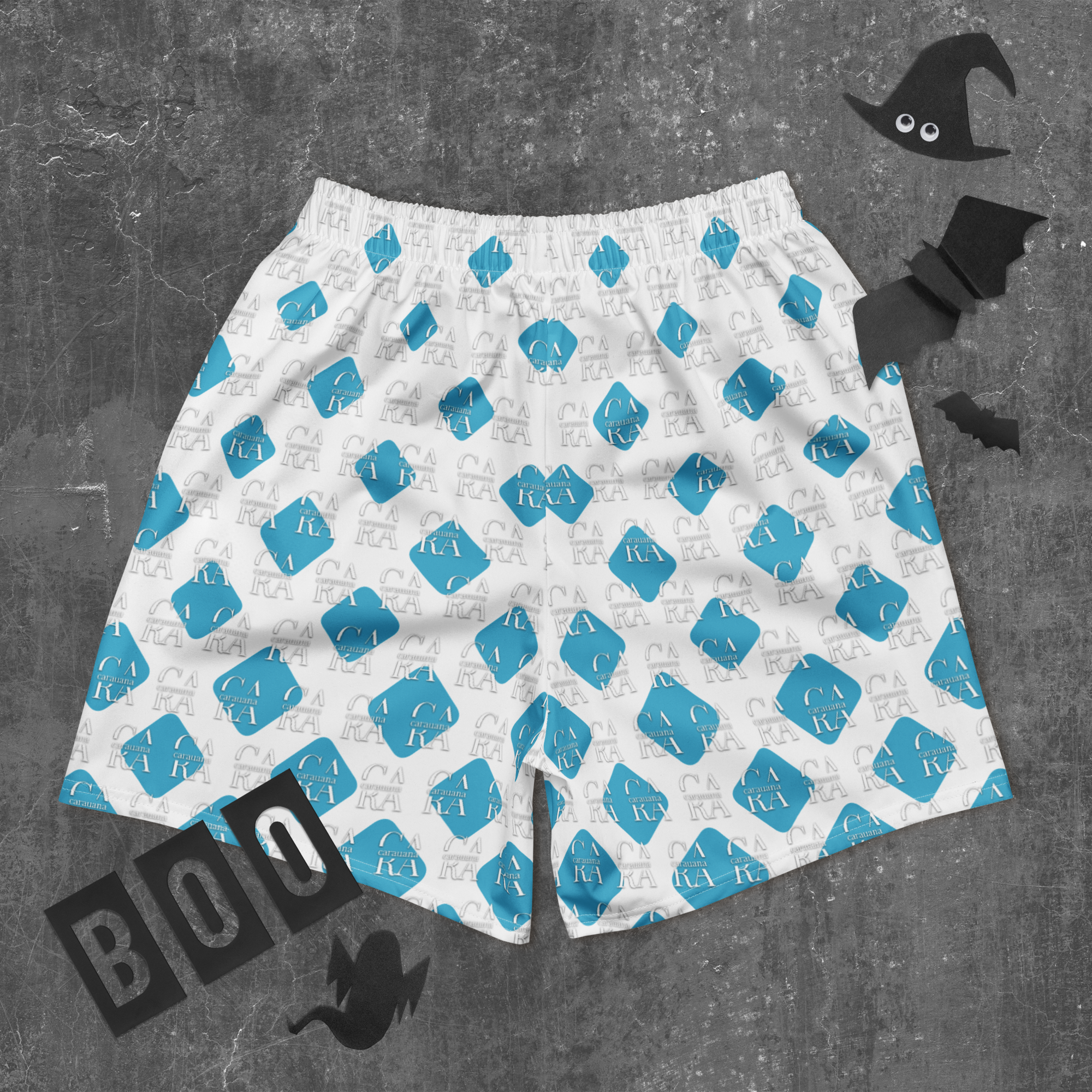 Unisex Athletic Long Shorts CaRaUaNa Cube Style Carauana Store