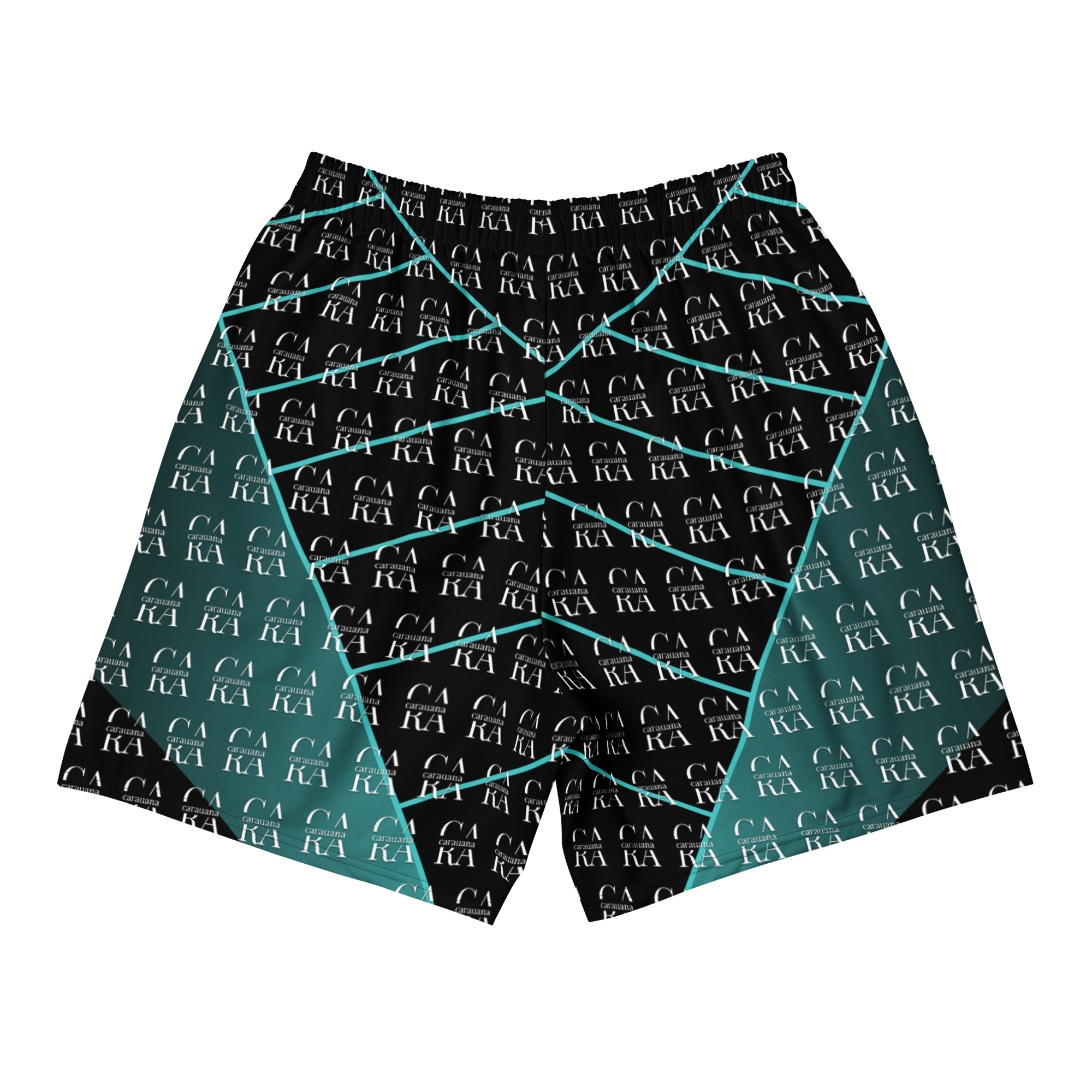 CaRaUaNa Athletic Shorts Unisex Green Famous Carauana Store