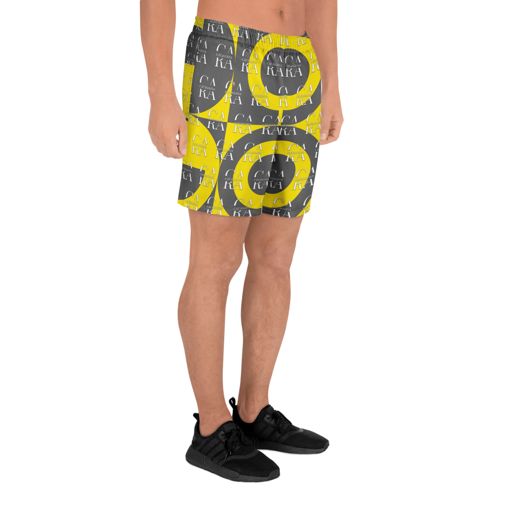 CaRaUaNa Athletic Shorts Unisex Yellow Carauana Store