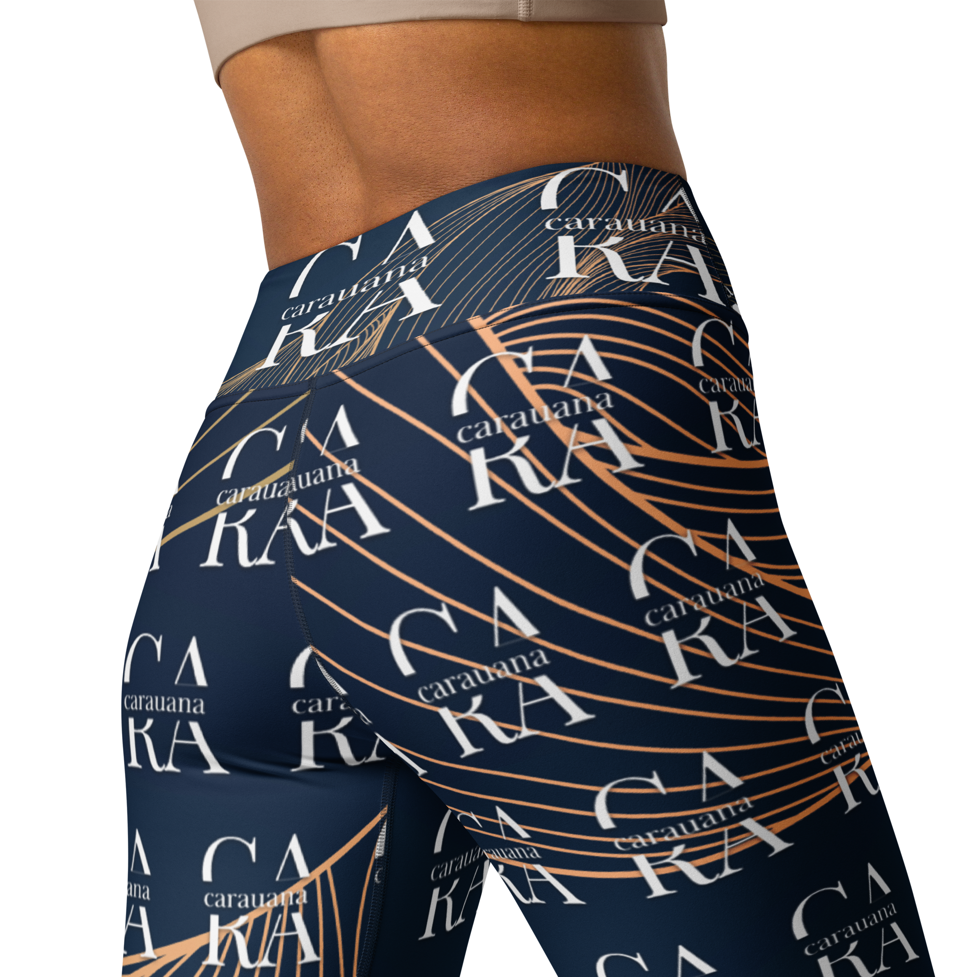 CaRaUaNa Leggings SPORT blue gold Carauana Store