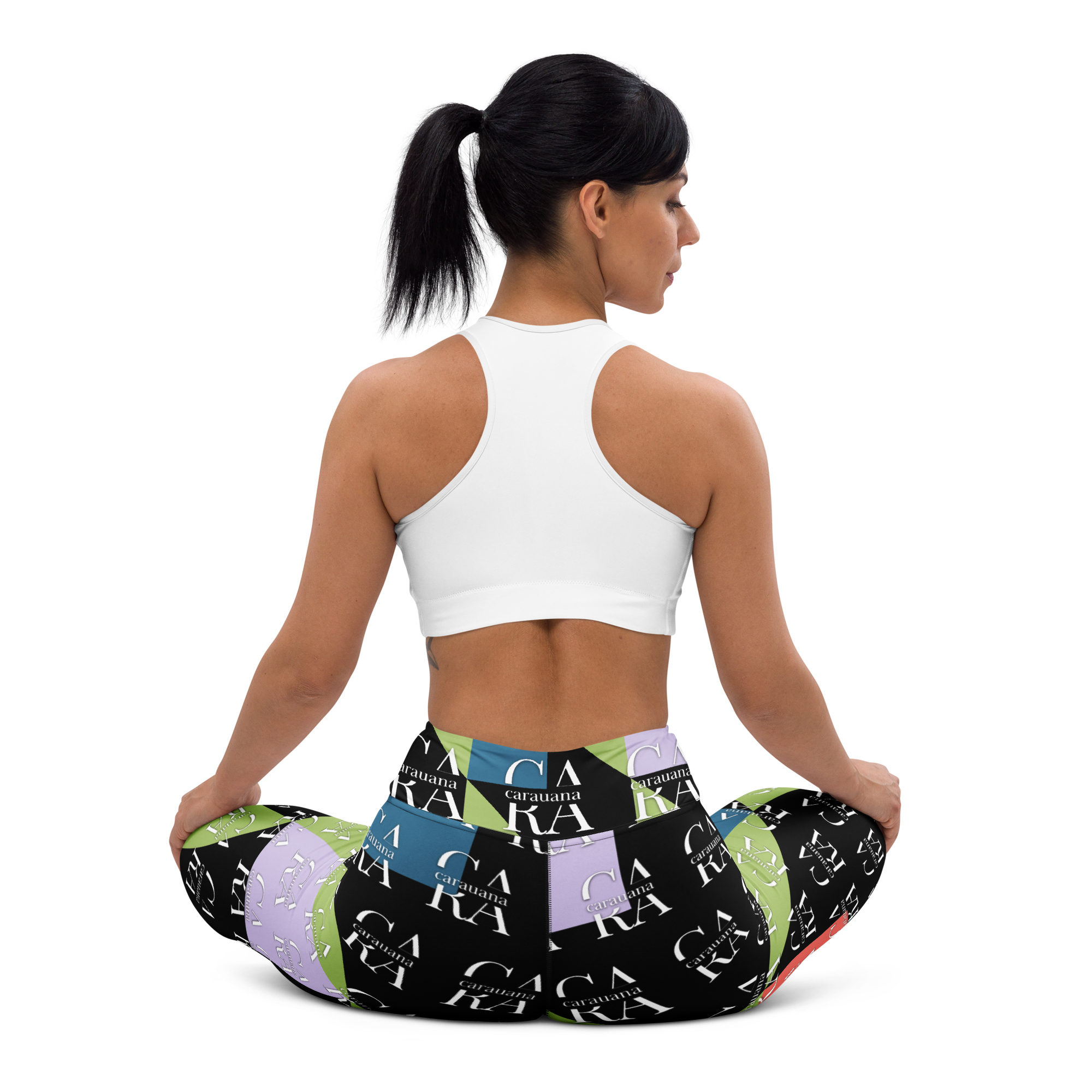 CaRaUaNa Leggings SPORT Green Black Carauana Store